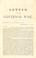 Cover of: Letter from Governor Wise, to the editors of the Richmond enquirer, Richmond, Nov. 19, 1857.