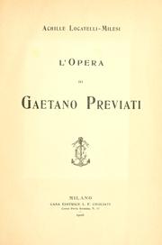 L' opera di Gaetano Previati by Achille Locatelli-Milesi