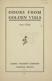 Cover of: Odors from golden vials