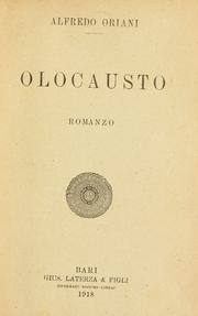 Cover of: Olocausto: romanzo