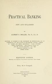 Cover of: Practical banking: new and enlarged