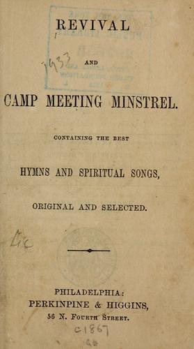 Revival and camp meeting minstrel by 