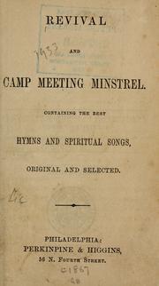 Cover of: Revival and camp meeting minstrel by 