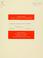 Cover of: A risk/return paradox for strategic management