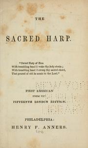 Cover of: The Sacred harp. | 