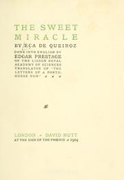 Cover of: The sweet miracle