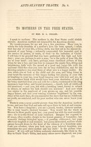 Cover of: To mothers in the free states