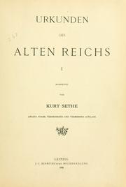 Cover of: Urkunden des aegyptischen Altertums