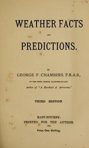 Cover of: Weather facts and predictions