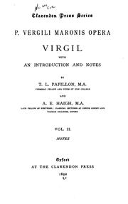Cover of: P. Vergili Maronis opera by Publius Vergilius Maro