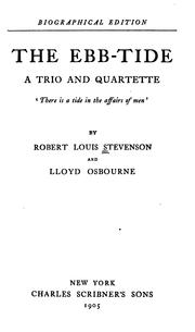 Cover of: The  ebb-tide. by Robert Louis Stevenson