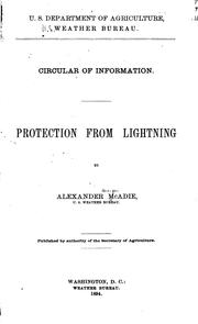 Cover of: Circular of information. by United States. Weather Bureau.