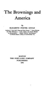 Cover of: Brownings and America