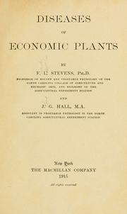 Cover of: Diseases of economic plants