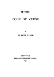 Cover of: Second book of verse