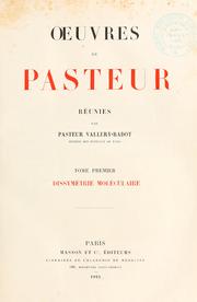 Cover of: ¿uvres de Pasteur