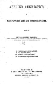 Applied Chemistry by Edward A. Parnell