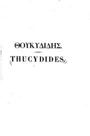 Cover of: Thucydidis Historia belli Peloponnesiaci by Thucydides