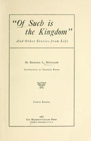 Cover of: "Of such is the kingdom": and other stories from life