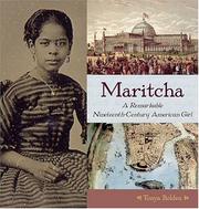 Cover of: Maritcha: a remarkable nineteenth-century girl