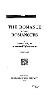 Cover of: The romance of the Romanoffs