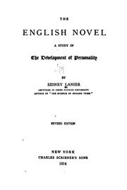 Cover of: The English novel by Sidney Lanier