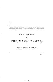Cover of: Aids to the study of the Maya codices