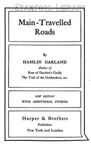 Cover of: Main-travelled roads