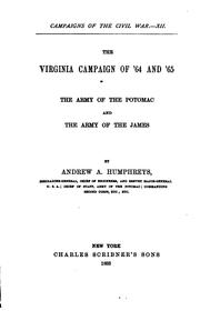 Cover of: The Virginia campaign of '64 and '65 by A. A. Humphreys