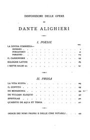Cover of: Tutte le opere di Dante Alighieri by Dante Alighieri
