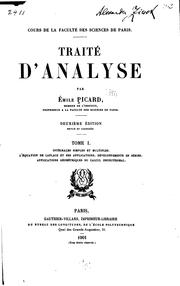 Cover of: Traité d'analyse by Emile Picard, Emile Picard