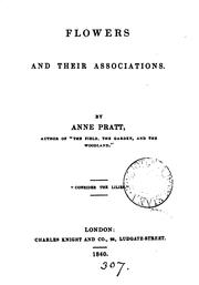 Cover of: Flowers and their associations by Anne Pratt