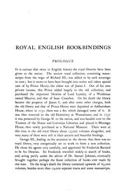 Cover of: Royal English book bindings