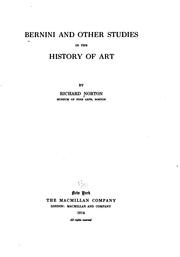 Cover of: Bernini by Richard Norton