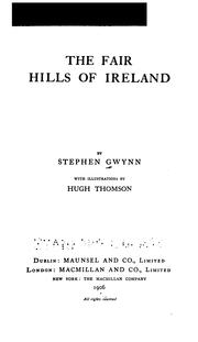 Cover of: The fair hills of Ireland