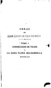 Cover of: Obras de Alonso Jerónimo de Salas Barbadillo by Alonso Jerónimo de Salas Barbadillo