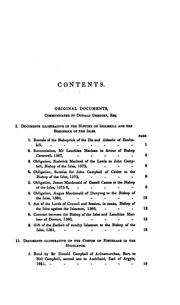 Cover of: Collectanea de rebus albanicis: consisting of original papers and documents relating to the history of the highland and islands of Scotland.