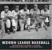 Cover of: Negro League Baseball
