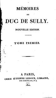 Cover of: Mémoires du Duc de Sully