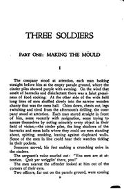 Cover of: Three soldiers
