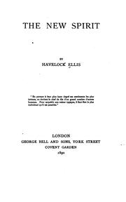 Cover of: The new spirit by Havelock Ellis