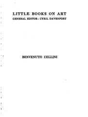 Benvenuto Cellini by Robert H. Hobart Cust
