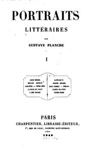 Cover of: Portraits littéraires