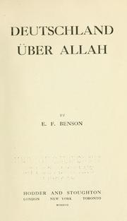 Cover of: Deutschland über Allah