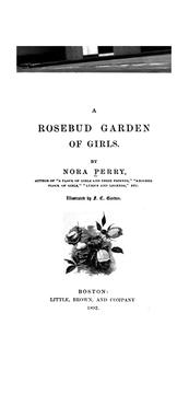 Cover of: rosebud garden of girls.