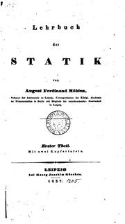 Cover of: Lehrbuch der Statik.