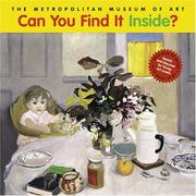 Cover of: Can you find it inside?