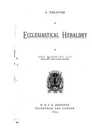 Cover of: treatise on ecclesiastical heraldry