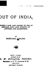 Cover of: Out of India: things I saw, and failed to see, in certain days and nights at Jeypore and elsewhere