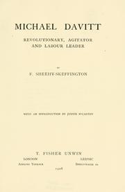 Cover of: Michael Davitt, revolutionary by Francis Sheehy-Skeffington